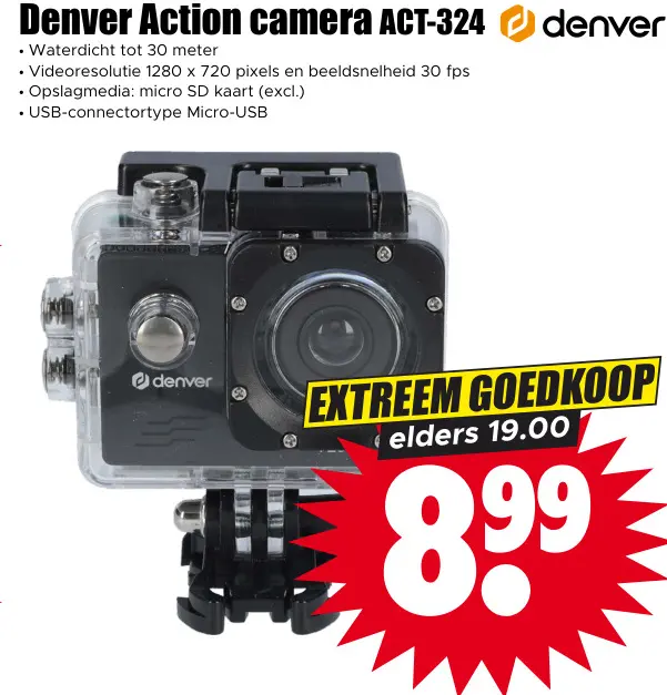 Aanbieding: Action camera ACT-324