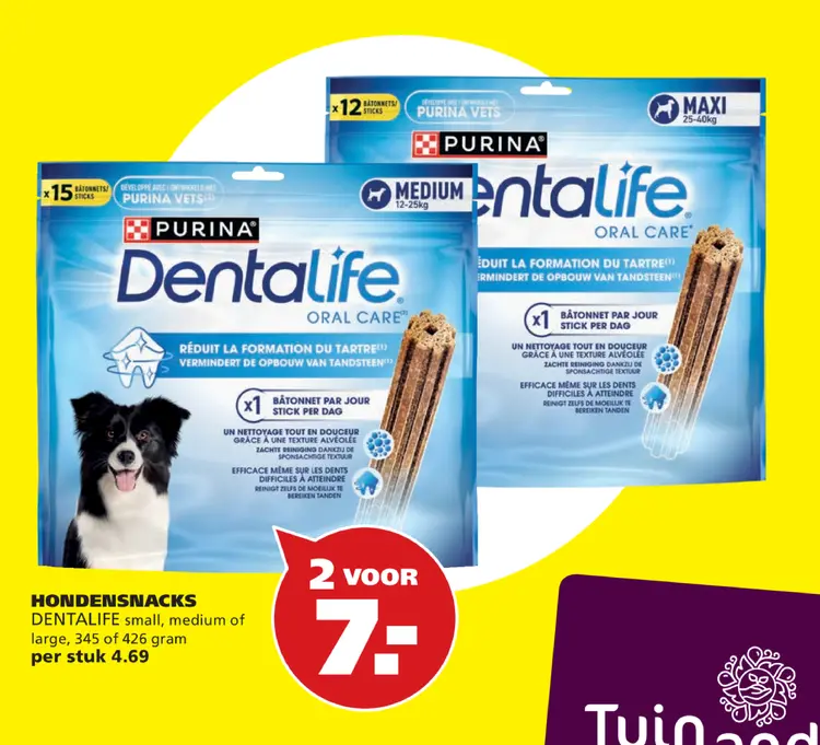 Aanbieding: Hondensnacks Dentalife