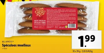 Offre: Spéculoos moelleux