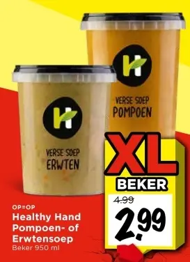 Aanbieding: Pompoen- of Erwtensoep