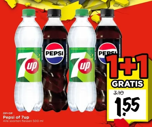 Aanbieding: Pepsi of 7up