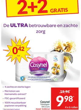Aanbieding: Cosynel Toiletpapier Ultra Care