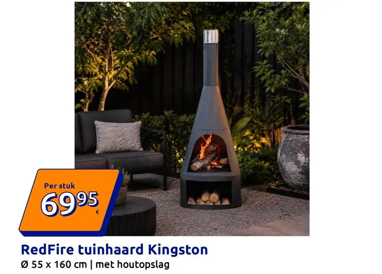 Promotie: RedFire tuinhaard Kingston