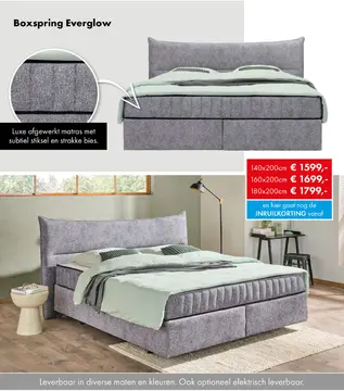 Aanbieding: Everglow boxspring