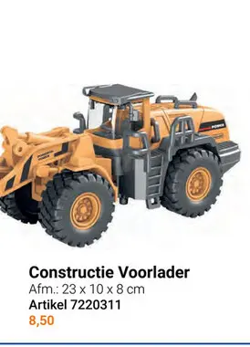 Aanbieding: Constructie Voorlader