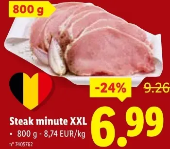 Offre: Steak minute XXL