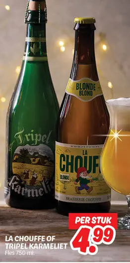 Aanbieding: La chouffe of Tripel Karmeliet