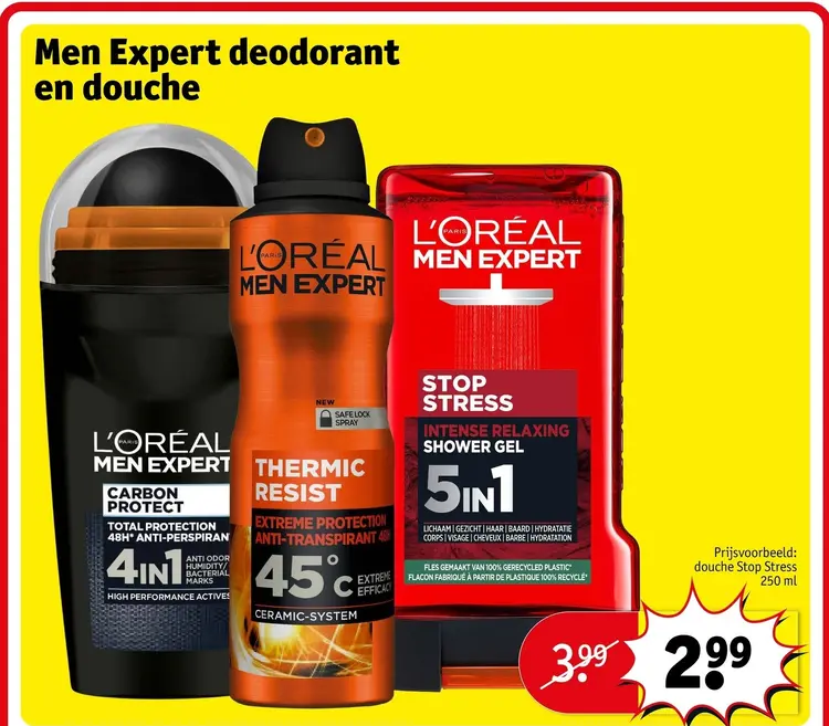Aanbieding: Men Expert deodorant en douche