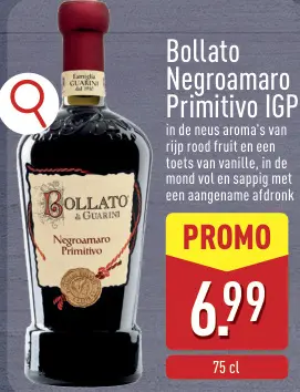 Promotie: Bollato Negroamaro Primitivo IGP