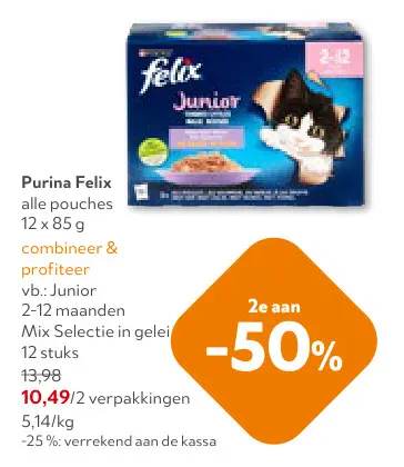 Promotie: Felix alle pouches