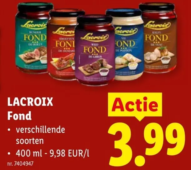 Promotie: Lacroix