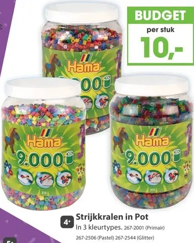 Aanbieding: Strijkkralen in Pot