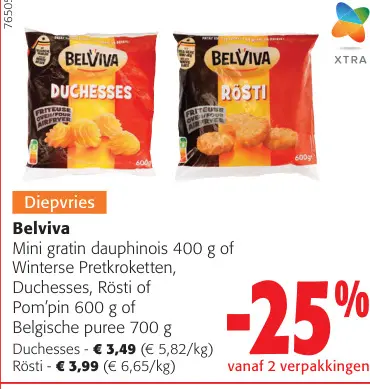 Promotie: Belviva