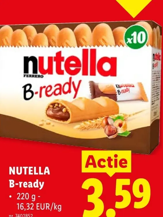 Promotie: NUTELLA B-ready