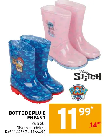 Offre: Botte de pluie enfant