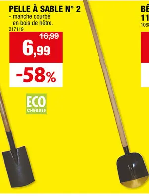 Offre: Pelle à sable 