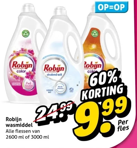 Aanbieding: Robijn wasmiddel