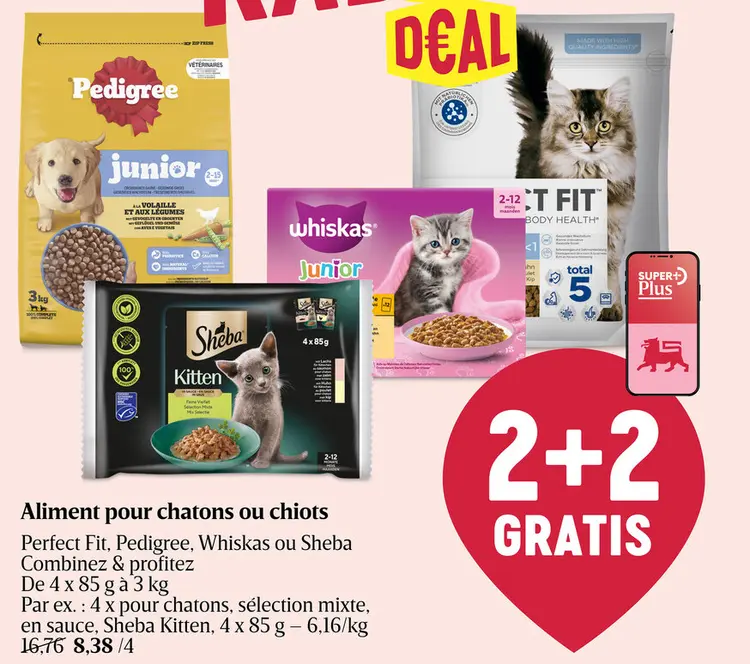 Offre: Aliment pour chatons ou chiots