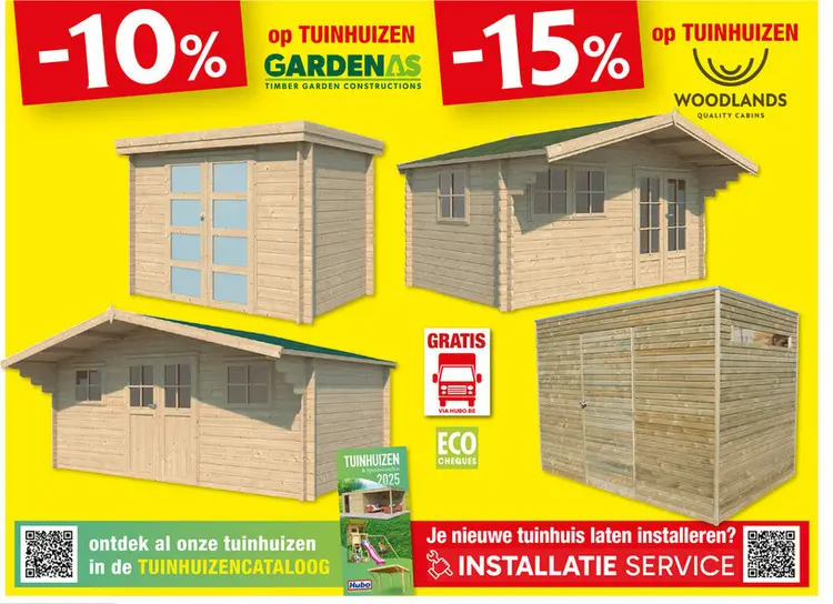 Aanbieding: Tuinhuizen