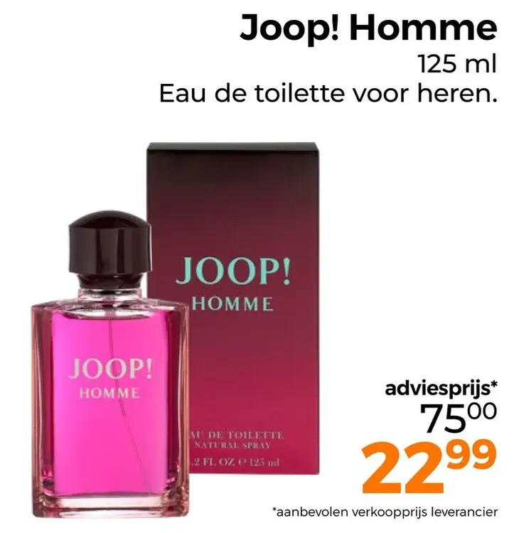 Aanbieding: Homme 125 ml