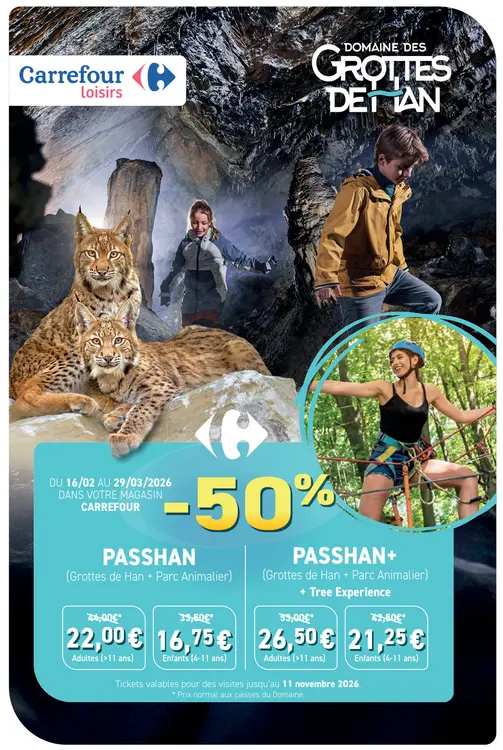 Offre: Domaine des Grottes de Han