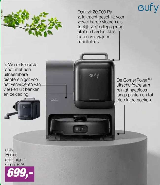 Aanbieding: eufy Omni E28 Robotstofzuiger