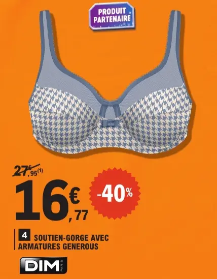 Aanbieding: Soutien-gorge avec armatures generous