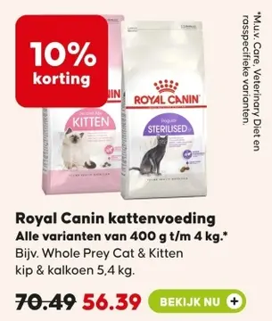 Aanbieding: Royal Canin kattenvoeding