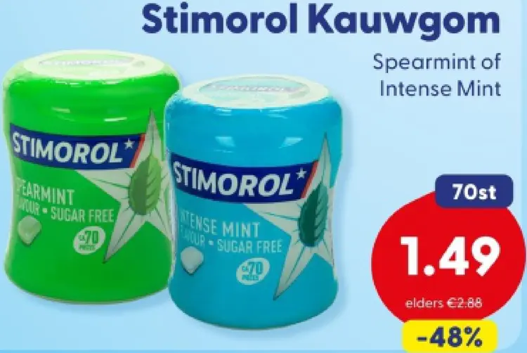 Aanbieding: Kauwgom