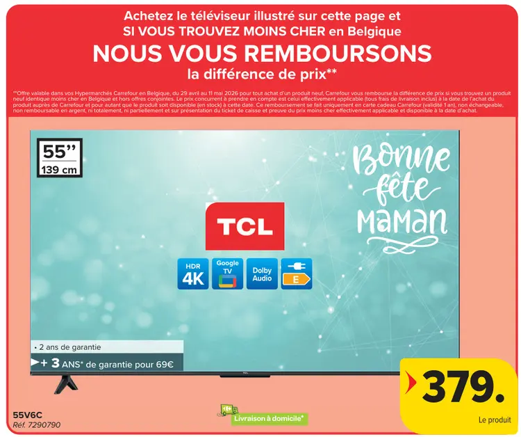 Offre: TV 55V6C
