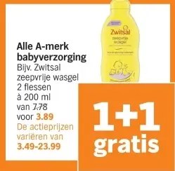 Aanbieding: Alle A-merk babyverzorging