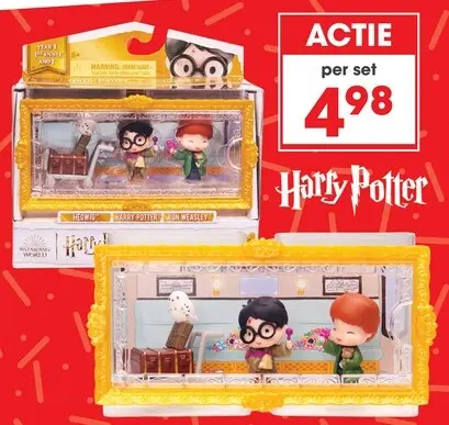 Aanbieding: Wizarding World Micro Magical Moments Harry, Ron & Hedwig