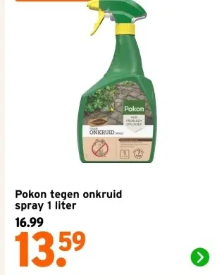 Aanbieding: Tegen onkruid spray