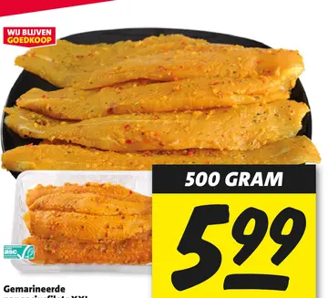 Aanbieding: Gemarineerde pangasiusfilets XXL