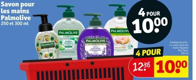 Offre: Savon pour les mains