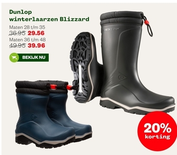 Aanbieding: Dunlop winterlaarzen Blizzard