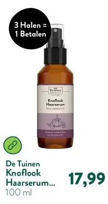 Aanbieding: Knoflook Haarserum