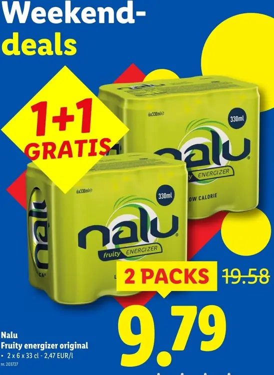 Promotie: Fruity energizer original