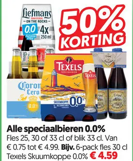 Aanbieding: Alle speciaalbieren 0.0%