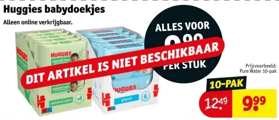 Aanbieding: babydoekjes