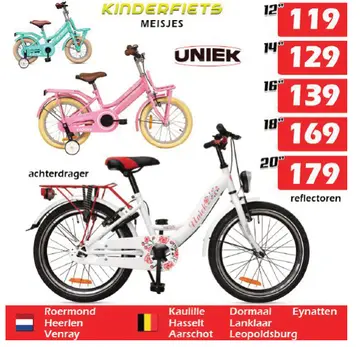 Aanbieding: Kinderfiets meisjes