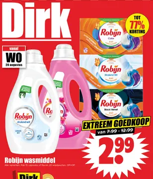 Aanbieding: Robijn wasmiddel