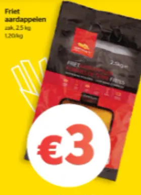 Promotie: Friet aardappelen