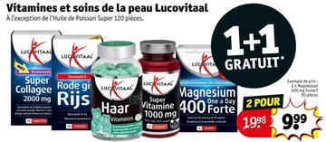 Offre: Vitamines et soins de la peau