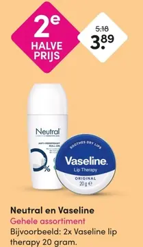 Aanbieding: Neutral en Vaseline