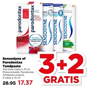 Aanbieding: Sensodyne of Parodontax Tandpasta
