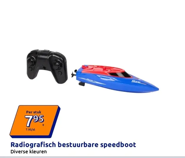 Promotie: Radiografisch bestuurbare speedboot