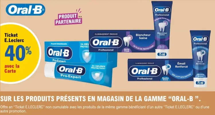 Offre: Gamme Oral-B