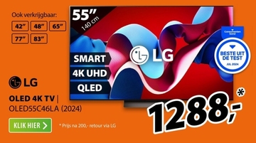 Aanbieding: LG OLED55C46LA (2024)