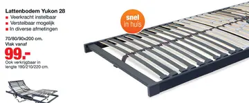 Aanbieding: Lattenbodem Yukon 28